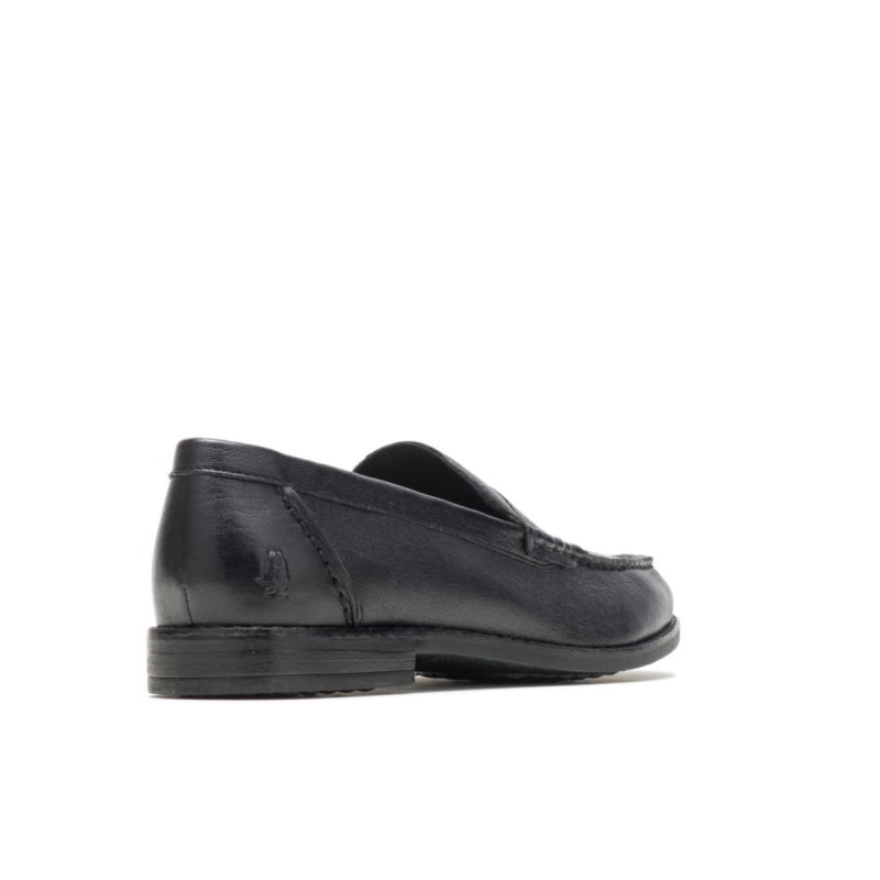 Women's Wren Loafer Perfect Fit Hush Puppies Black Leather